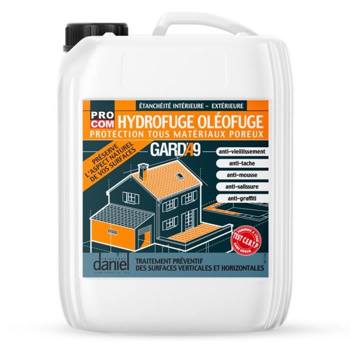 Imperméabilisant hydrofuge terrasse, sols, murs, toiture GARDA9 1 litre