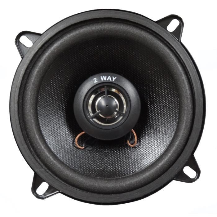 Kit 4 Enceintes Pour Fiat Punto 1 (1993-1999) - 2 Avant Ø87mm 50W, 2 Arrière Ø100mm 100W - Haut-parleurs 2 Voies Avec Adaptateurs