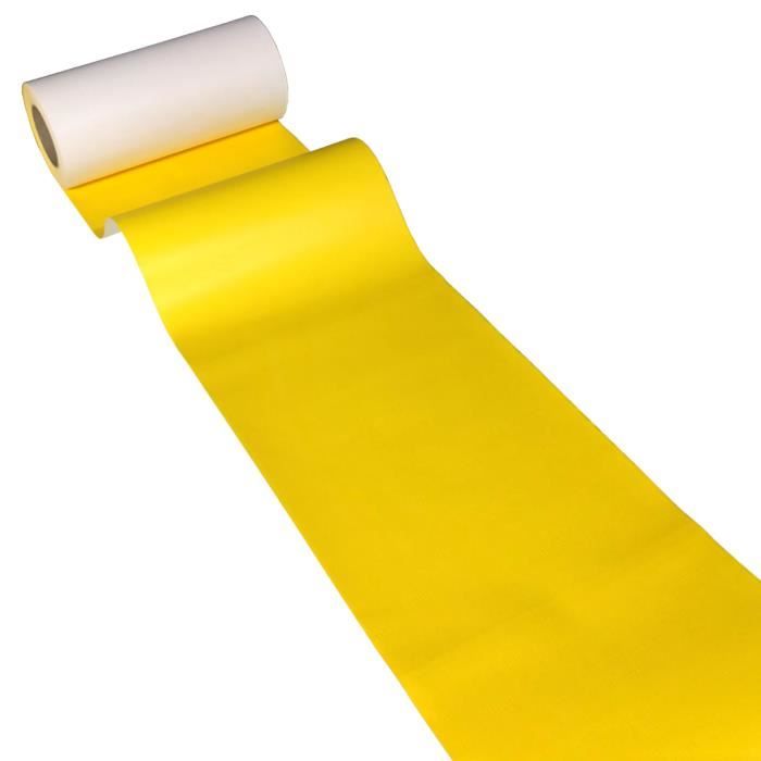 Junopax Chemin De Table En Papier Jaune Soleil 50 M X 0 20 M