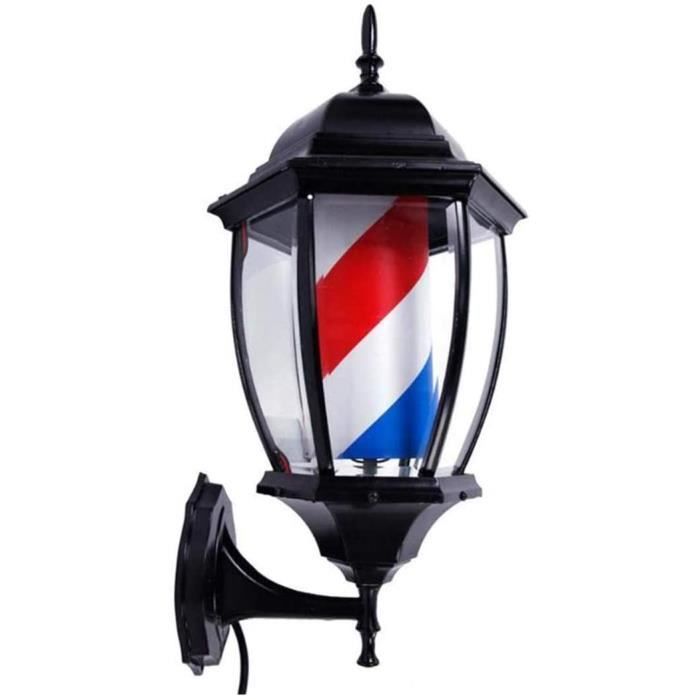 Lampe Suspendue Tournante Coiffeur – Style Barbier, Multicolore, Vintage