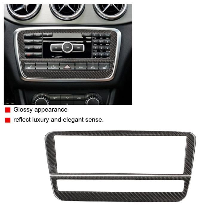 Boutons décor véritable CARBONE MERCEDES w210 NEUF