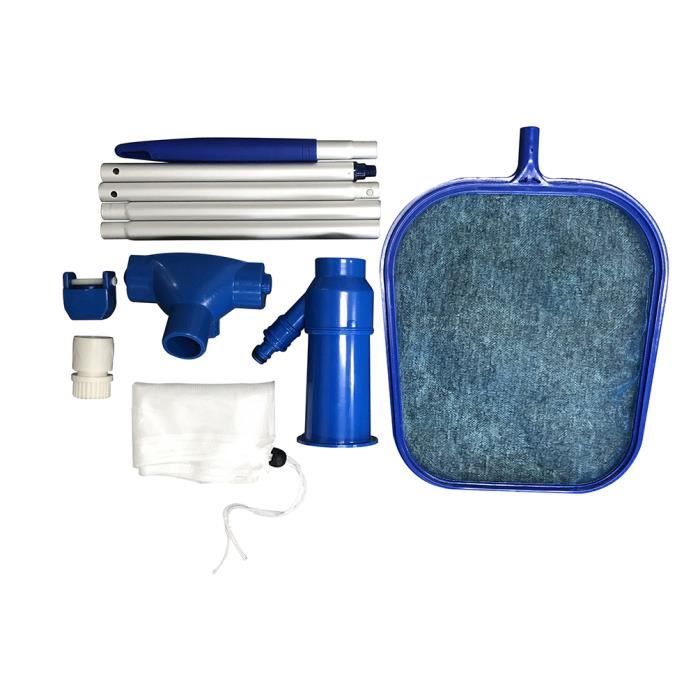 Aspirateur De Piscine Kits De Maintenance Durable Leger Skimmer De Piscine Pour Exterieur Jardin Nettoyage Fontaines Bleu Achat Vente Filet De Lavage Cdiscount