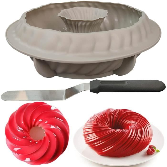 Moule Silicone Tourbillon Moule Tourbillon 22cm Moule Gateau Silicone Patisserie Original Moule A Gateau Silicone 22 Cm Moule En Cdiscount Maison
