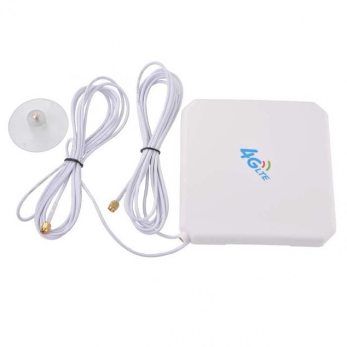 Sma Plug Aerienne Amplificateur 35dbi 4g Lte Antenne Booster Double Mimo Reseau 12 Prix Pas Cher Cdiscount