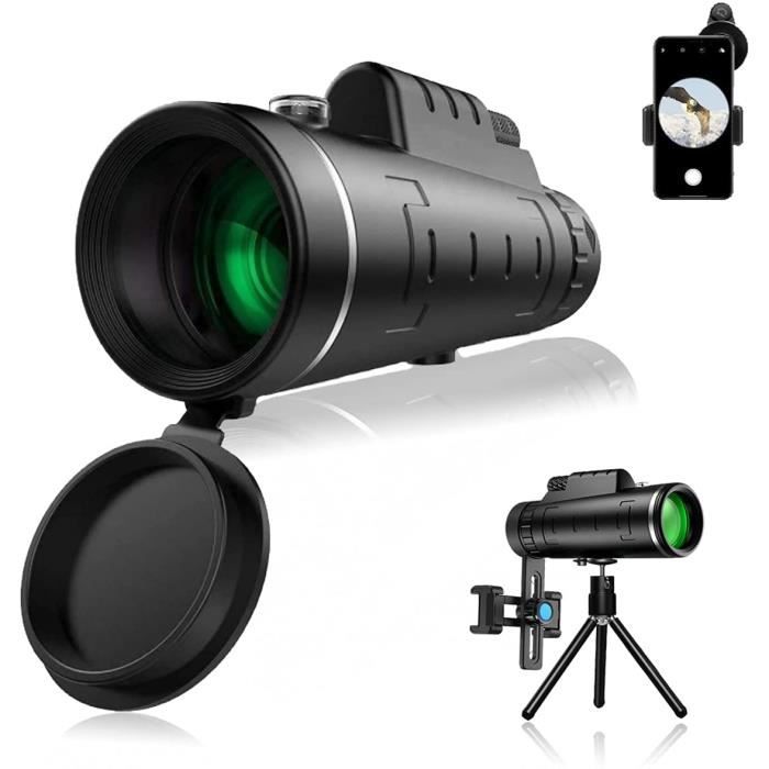 Monoculaire Puissant Autofocus, 12x50 HD Télescope Monoculaire,