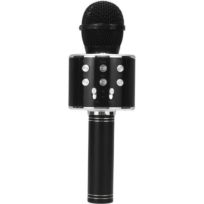Microphone Karaoke Sans Fil Karaoké Microphone Bluetooth Portable pour Enfants Adultes Chanter
