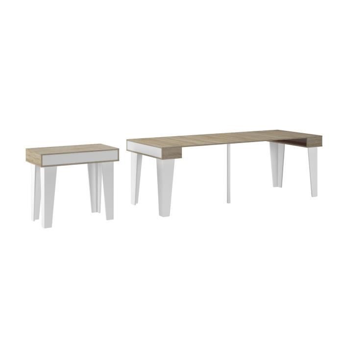 Table Console Extensible Avec Rallonges Nordic Kl 237 Cm Style