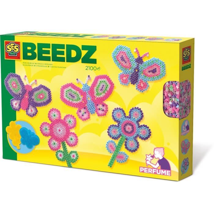 SES CREATIVE - Beedz Art - Hex Tiles Safari - Perles à Repasser Pour