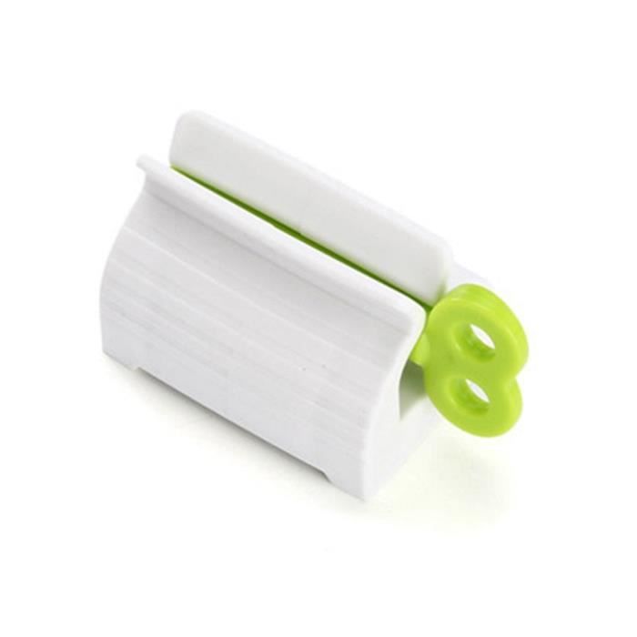 2 Presses Tube En Acier Inoxydable - Distributeur Dentifrice, Crème - Finition Argent 6,3cm
