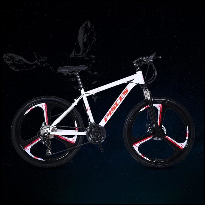 Vélo VTT 27,5'' Femme - Cadre Aluminium - Fourche Télescopique - Double  Freins à Disques - 21 Vitesses Shimano - Cdiscount Sport