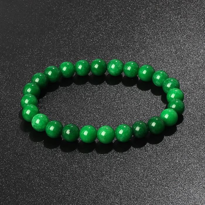 Perles De Pierre Naturelle Agate Rayée Verte 12mm - 1 Brin De 15 Pouces Pour Bijoux