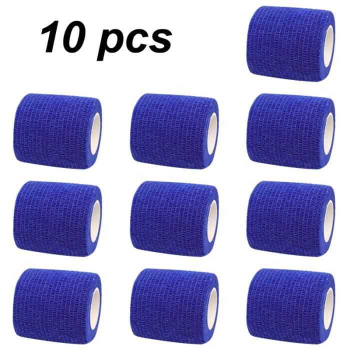 Bande Rack Color Bande élastique auto adhésive colorée bleu foncé pour le sport bande de ...