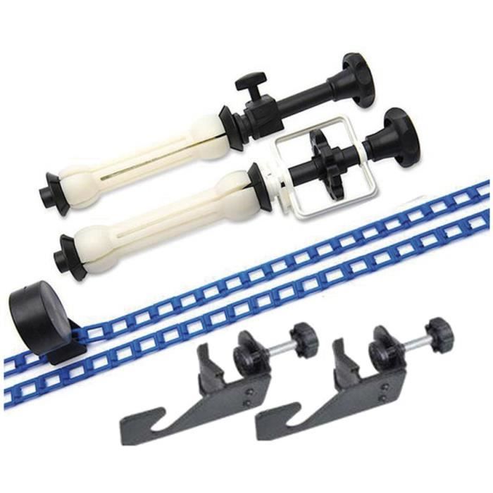 Chaîne Métal Lourde BRESSER MB-91 Pour Systèmes De Fond MB-1, MB-2, MB-3 - Poids 680g, 2m