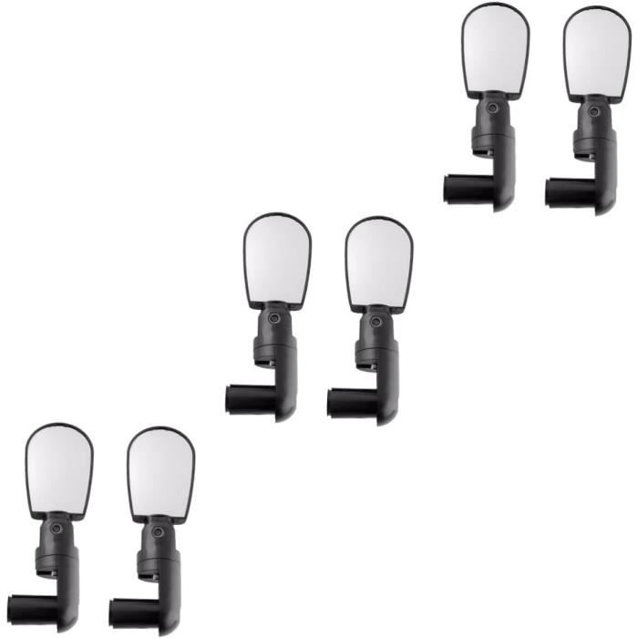 HIGHSIDER Paire Embouts De Guidon 25,4 Mm – Aluminium Anodisé Noir, Compatible Rétroviseurs Kawasaki D'Origine