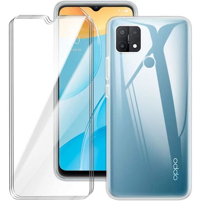 Coque Oppo A15 Transparent Souple Protection écran Verres