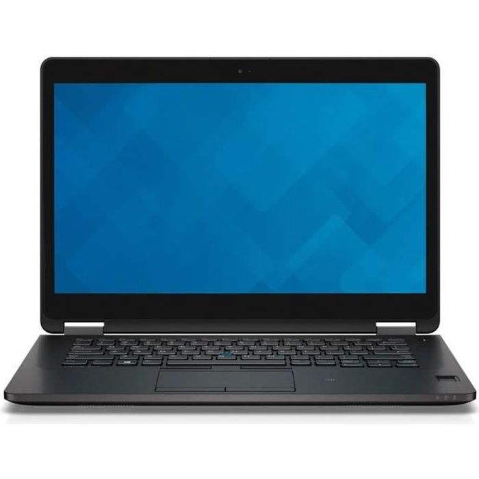 Dell Latitude E7470 i5-6300U 8Go 256Go SSD 14 Win 10 ProNoir - Dell
