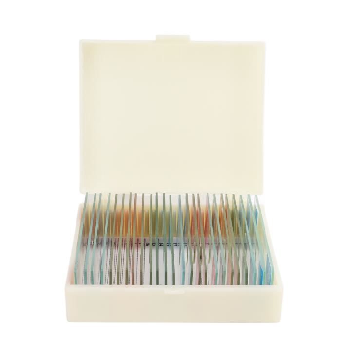 Lames De Verre Vierges Pour Microscope Concave Simple, Dos De