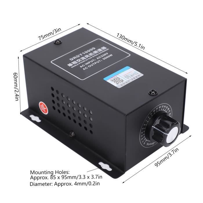 Variateur Fréquence 220V 2.2KW Jadeshay - Entrée Monophasé, Sortie Triphasé, Pour Moteurs