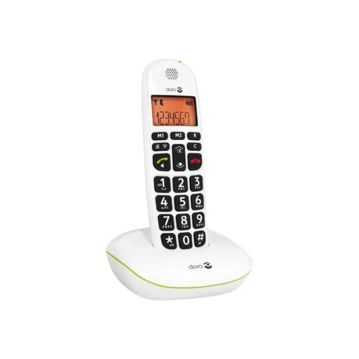 DORO PhoneEasy 100w Téléphone sans fil avec ID d'appelant DECT\GAP