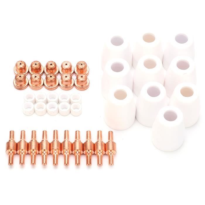 Kit De 65 Pièces Consommables Pour Coupeur Plasma - Buses, électrodes, Céramiques - Compatible CT312, CUT50, ACDC TIG200