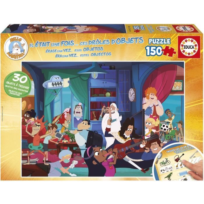 Puzzle EDUCA Il était une fois… Ces drôles d´objets 150 pièces