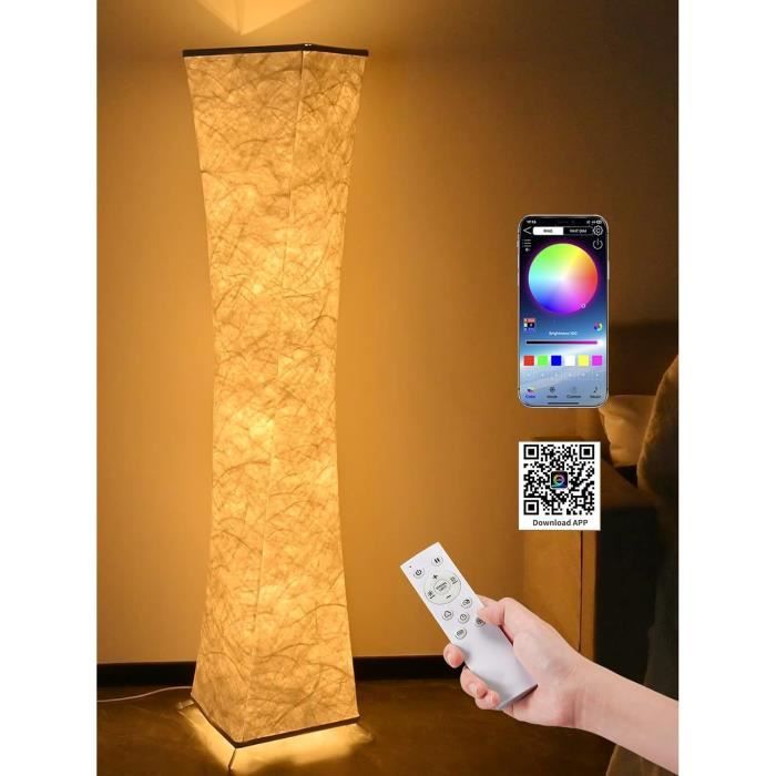 Lampadaire design moderne à led en forme de fleurs