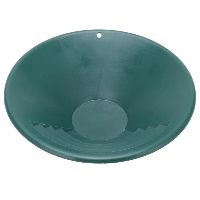 Eosnow Plateau de tamisage d'écran de casserole d'or de 350 mm, accessoire d'outil de lavage