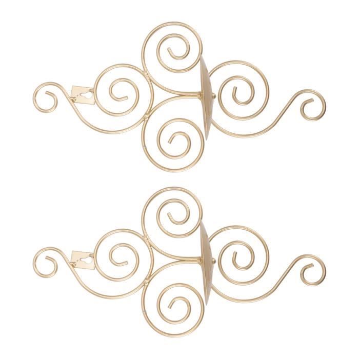 Bougeoir Mural En Fer Forgé | Bougeoir Deco