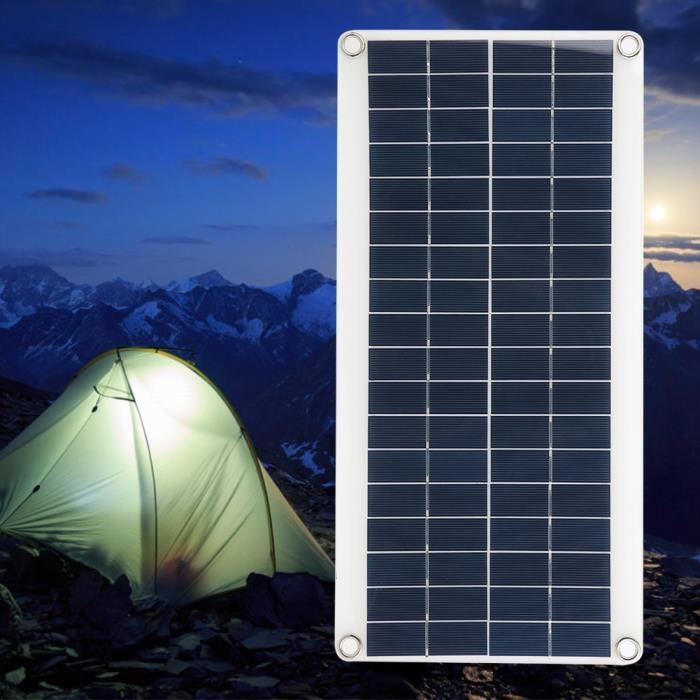 100W 5V plaque solaire panneau solaire étanche Portable double USB chargeur de batterie solaire Camping en plein air cellules solaires charge  13