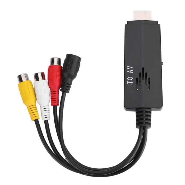 Tech Discount - TD® Adaptateur RCA vers HDMI Convertisseur vidéo