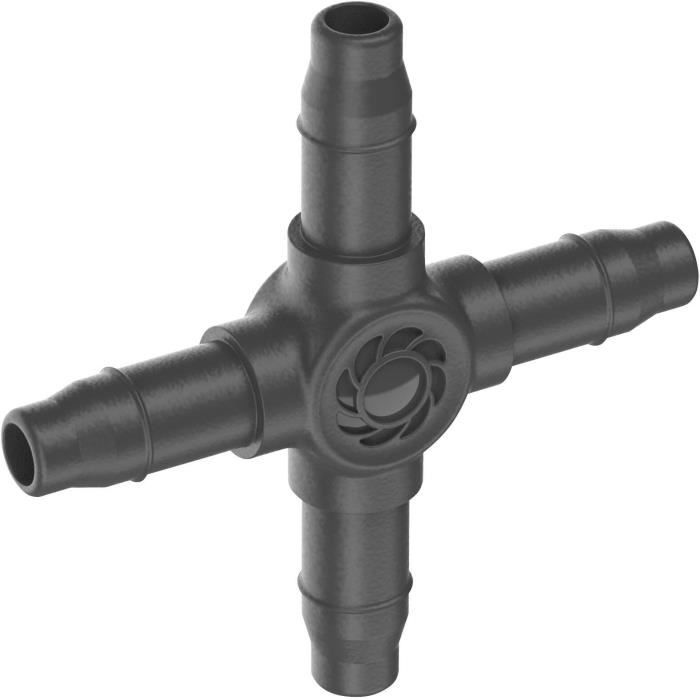 Dérivation en croix 4 6 mm GARDENA 13214 26 Connexion Easy & Flexible Boite de 20 pièces