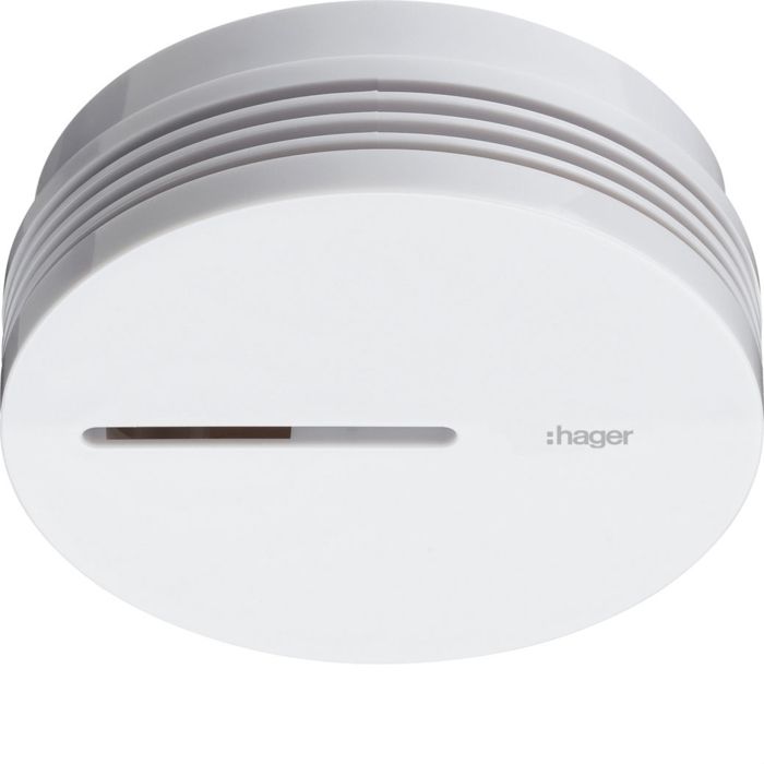 Détecteur de fumée - HAGER - TG600A - Autonome - 5 ans dautonomie - 85 dB