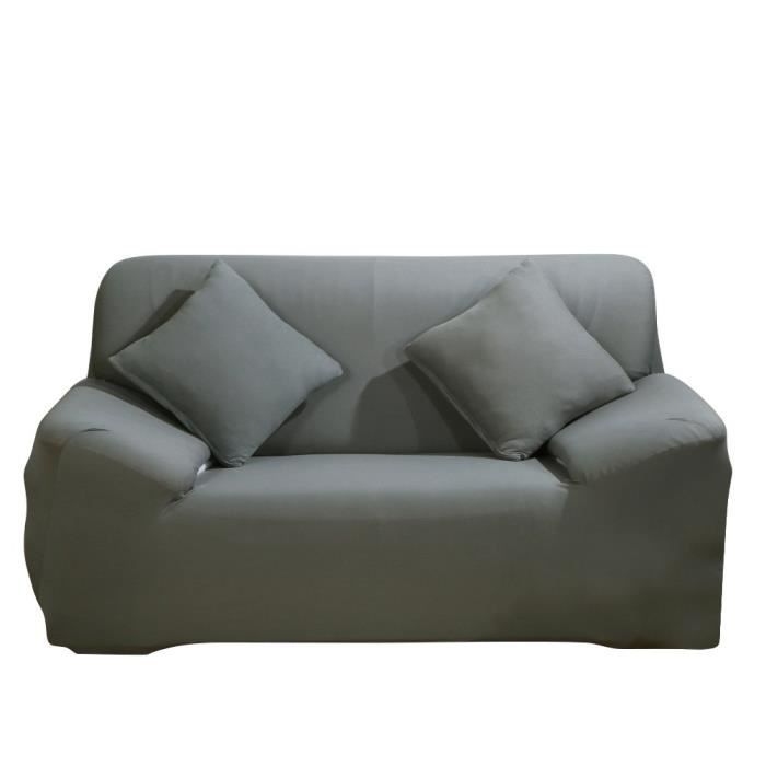 Housse Canape 2 Places Gris