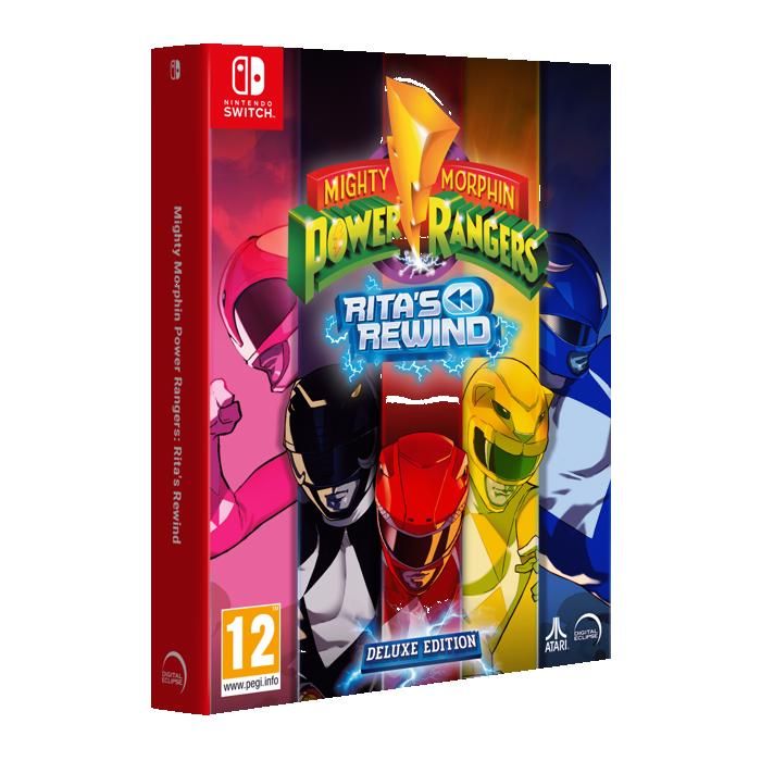 Mighty Morphin Power Rangers Ritas Rewind Deluxe Edition Nintendo Switch