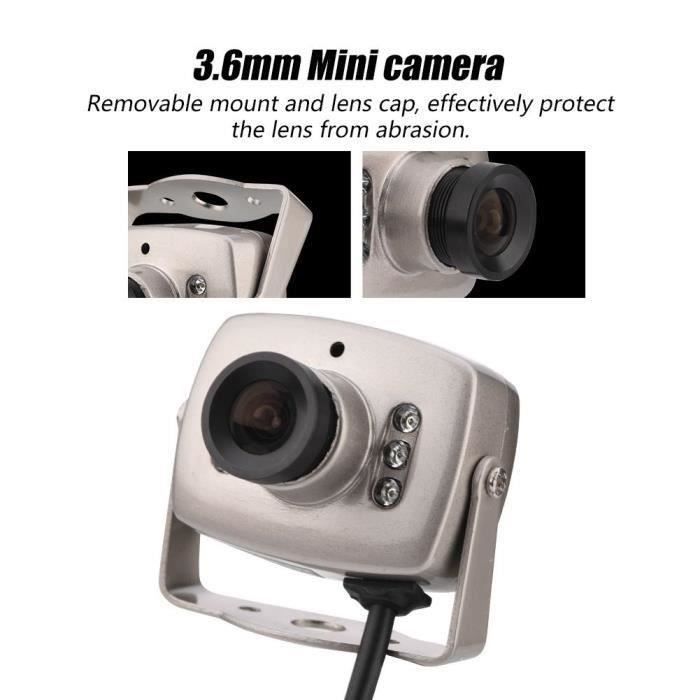 Cloud-cemera IR Mini caméra de sécurité filaire 6LED CMOS CCTV caméra ...