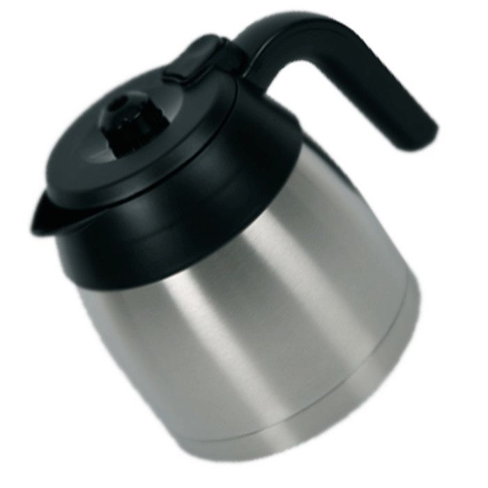 Carafe isotherme pour cafetière KRUPS - Pot thermos et couvercle - Blanc - 12L - 110W
