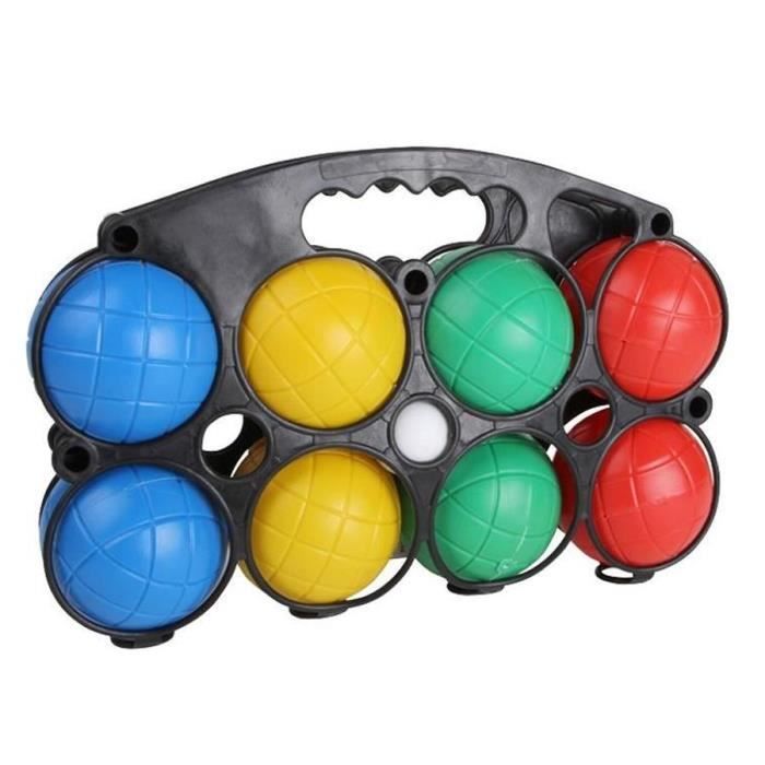 Jeu de boules de Pétanque en plastique pour enfants - LEGLER - Kit de 8  boules et un cochonnet coloré - Cdiscount Jeux - Jouets