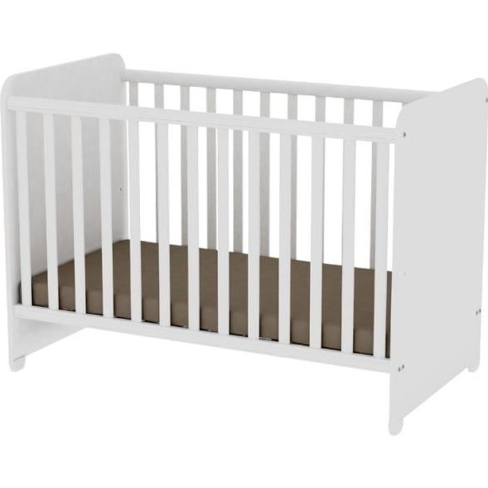 Lit Bebe Evolutif A Barreaux Sweet Dream Blanc Cdiscount Puericulture Eveil Bebe