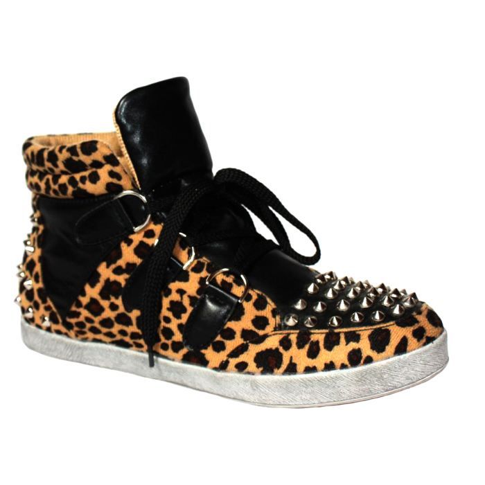 clearance sale website for discount first rate Baskets Cloutées Léopard Noir noire - Achat / Vente basket - Cdiscount clearance sale website for discount first rate Baskets Cloutées Léopard Noir noire - Achat / Vente basket - Cdiscount
