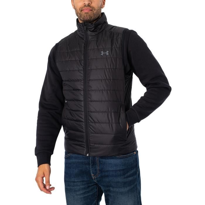 Gilet Isol Contre Les Temp tes Under Armour Homme Noir Noir