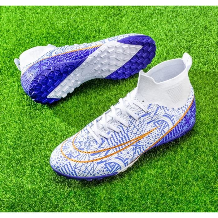 KS Crampons de football montants antid rapants pour hommes