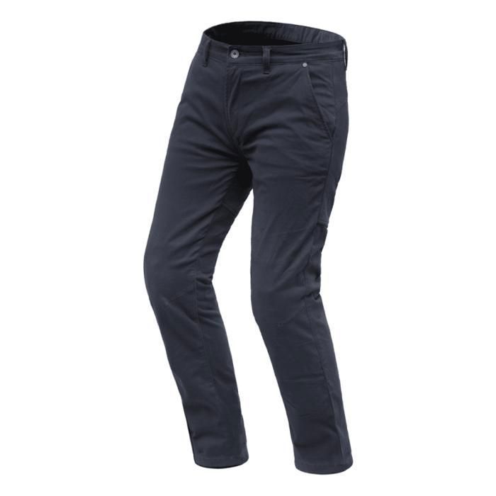 Pantalon De Moto Alpinestars Motochino - Style Chino, Protection Genoux, Bleu Foncé Taille 28