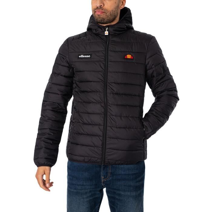 Veste matelassee Lombardy Ellesse Homme Noir Noir Cdiscount Pret a Porter