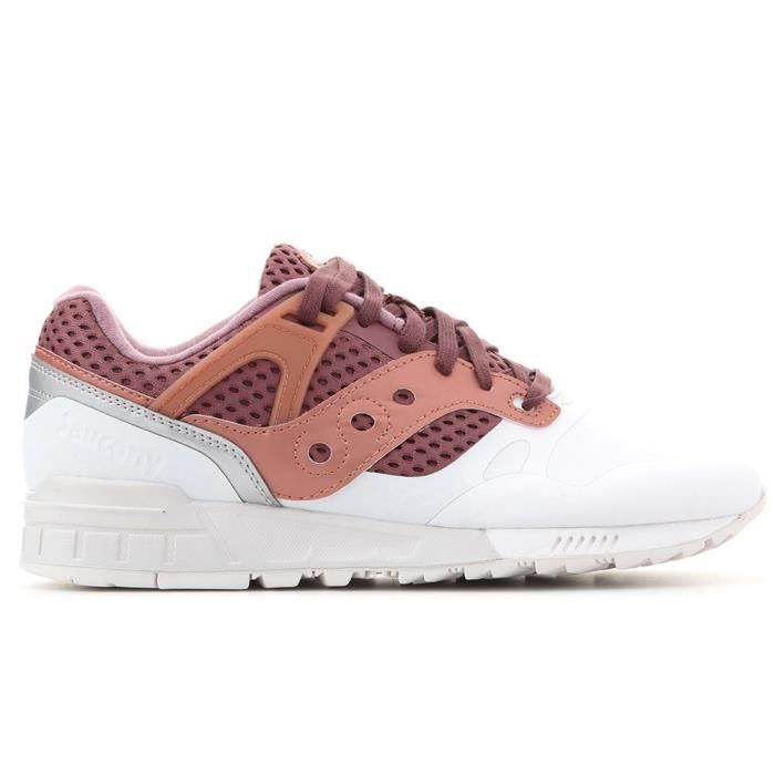 Baskets Saucony Grid Bordeaux-Blanc - SAUCONY - Classics - Homme - Adulte - Running
