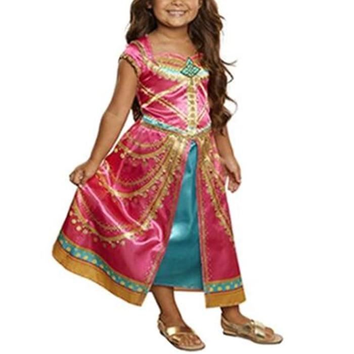 Aladdin Costume Princesse Jasmine Robe Performance Robe Robe Fille Robe