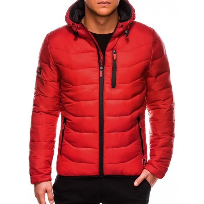 Blouson rouge deals homme