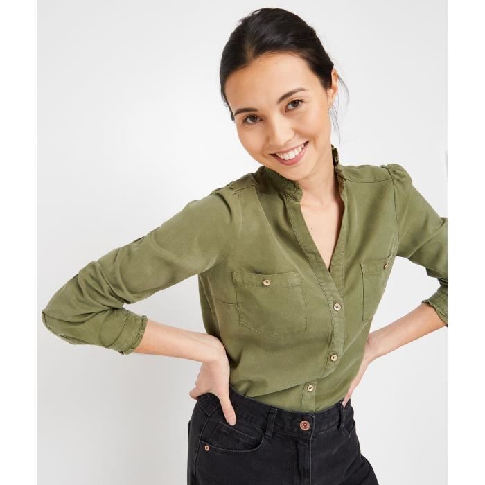 Grain De Malice Femme GRAIN DE MALICE Chemisier Col Rond Femme