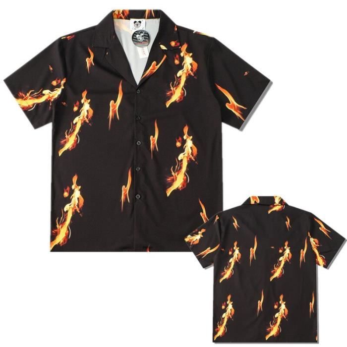 Chemise chemise manches courtes pour homme v tement Vintage
