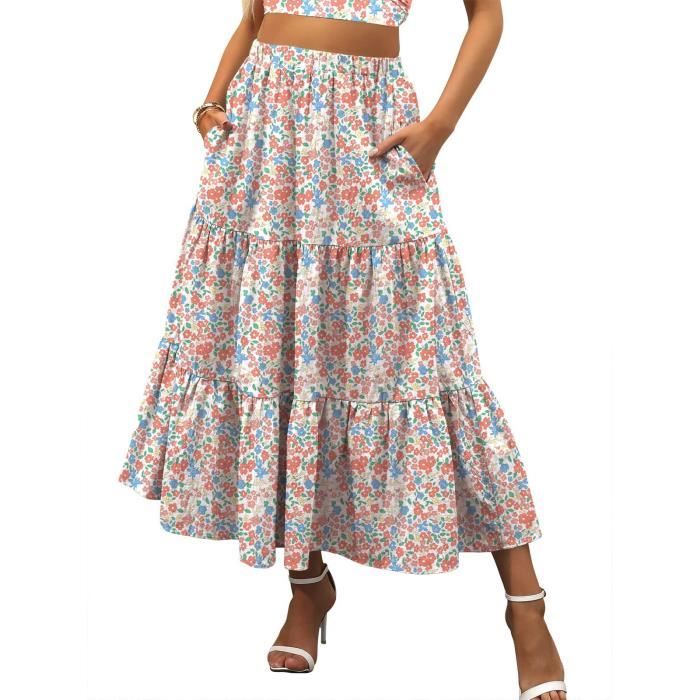 Jupe Courte Tkria Taille Haute – Volants, Imprimé Léopard – Taille L – Neuf Sans étiquette