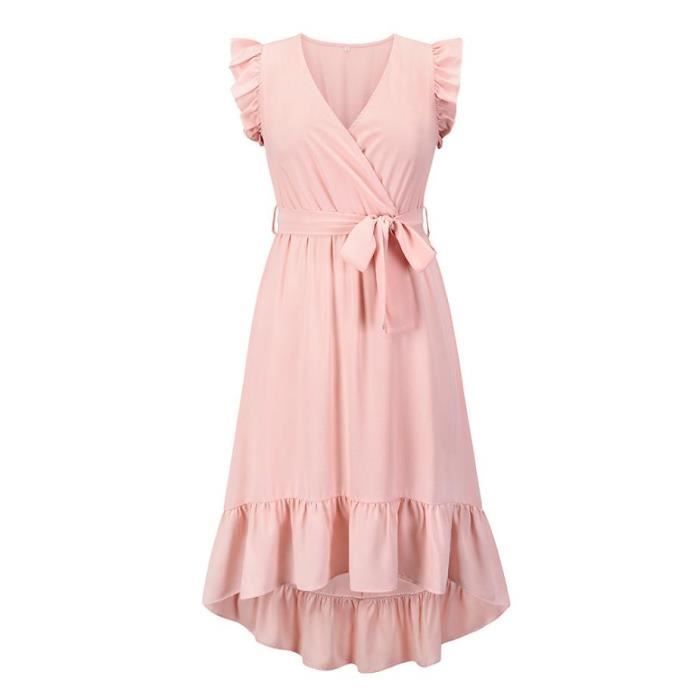 Robe Cérémonie Bordeaux Robe Mère Mariée Grande Taille Mousseline